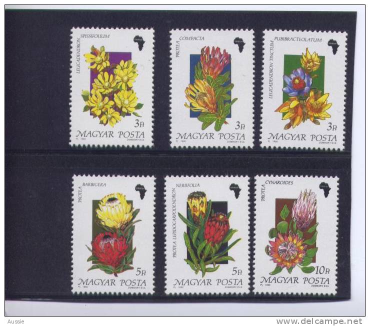 Hongarije Hongrie Ungarn 1990 Yvertnr. 3263-69 *** MNH Cote 7 € Fleurs Bloemen Flowers - Ungebraucht