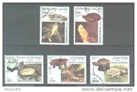 Kambodscha / Cambodia - Gestempelt / Used (*204) - Turtles