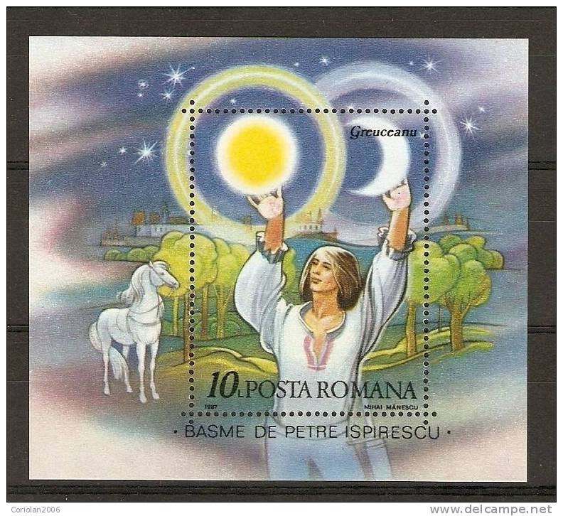 Roumanie 1987 / Les Contes / 6 Val + MS - Ongebruikt