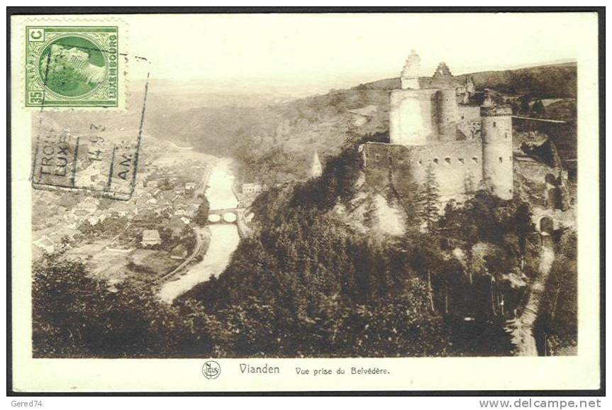 Luxembourg : Vianden - Vue Depuis Le Belvédère (1932) - Vianden