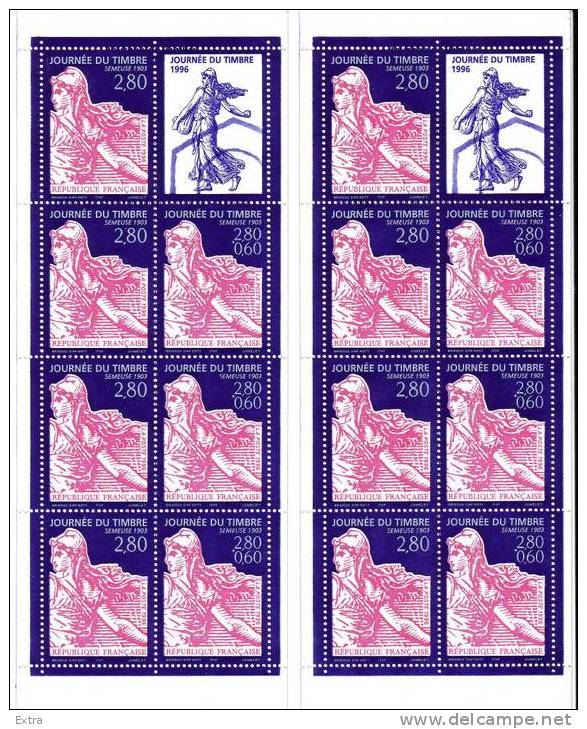 2992 SEMEUSE 1903 2 CARNETS - Stamp Day