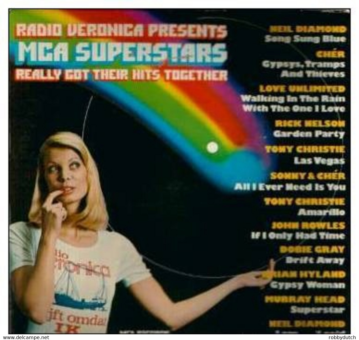 * LP * MCA SUPERSTARS - NEIL DIAMOND / SONNY & CHER / TONY CHRISTIE A.o. 1973 - Compilations