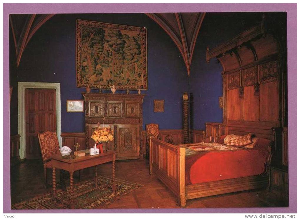 MONTREUIL BELLAY : Le Château - Chambre De La Duchesse De Longueville. Scans Recto/verso - Montreuil Bellay