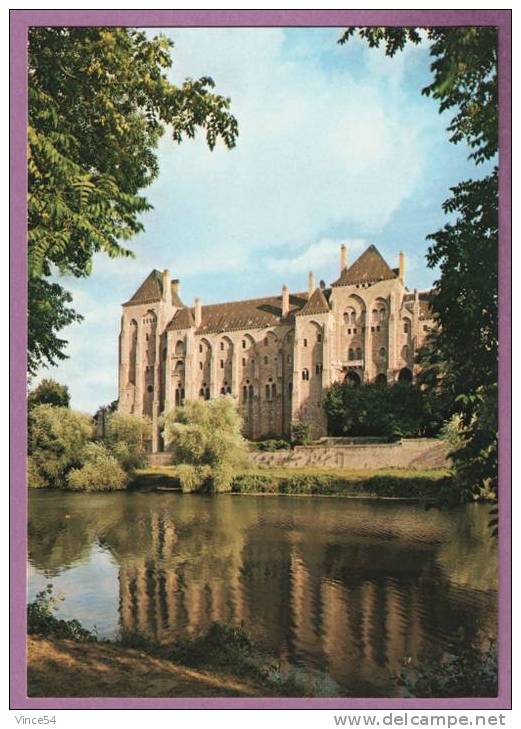 SOLESMES - Abbaye Saint-Pierre - Façade Nord Sur La Sarthe. Scans Recto/verso - Solesmes