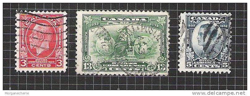 CANADA, 1932, YT @ 158-160 - Used Stamps