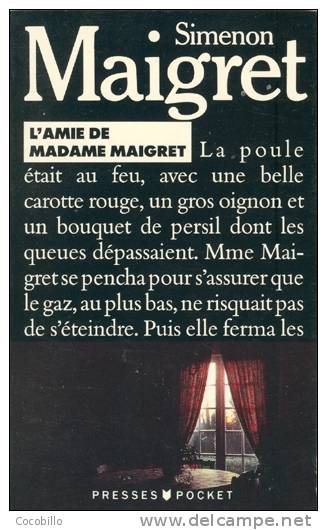 L´Amie De Madame Maigret - De Georges Simenon -  Pocket N° 3804 - 1990 - Simenon