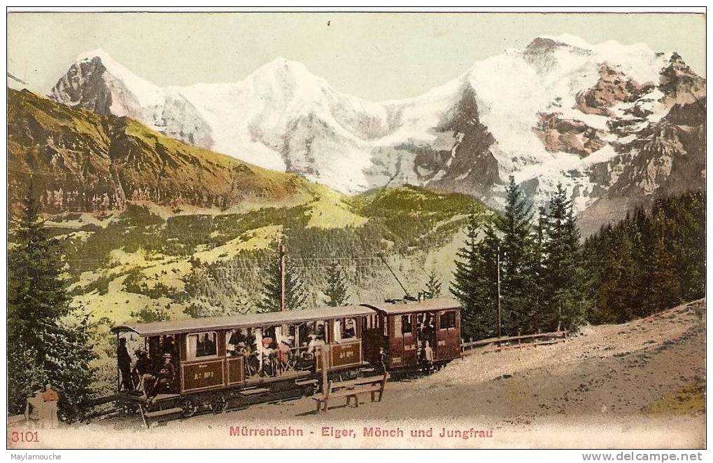 MURRENBAHN EIGER MONCH UND JUNGFRAU - Mürren