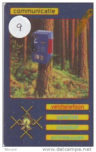 TELEFOONKAART * SFOR * COMMUNICATIE (9) NEDERLAND FL 50,00 Soldiers On Mission LIMITED EDITION * TELECARTE * PHONECARD - Leger