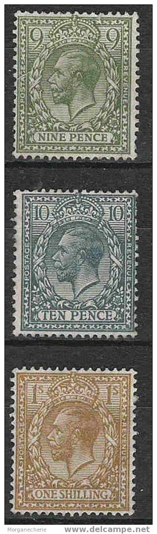 GB; 1912-1921 MI 138-140 * (138 WITHOUT GUM) LH - Ungebraucht