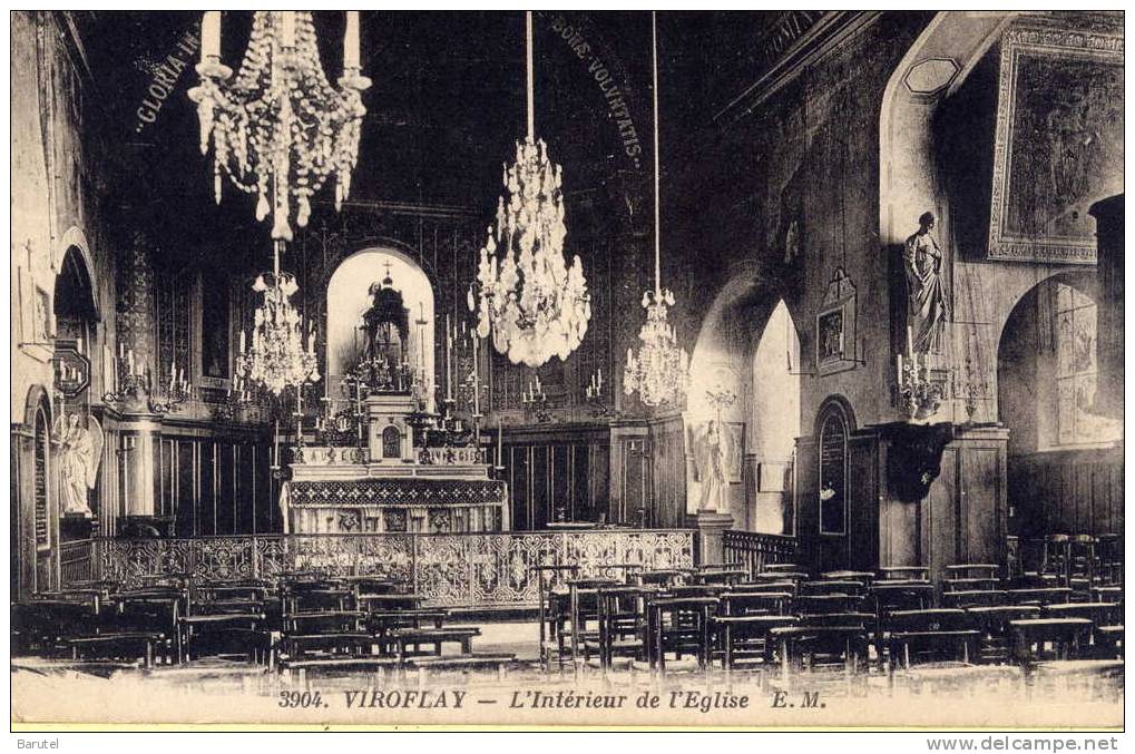 VIROFLAY - L´Intérieur De L´Eglise - Viroflay