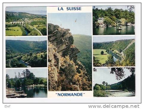 La Suisse Normande: Les Bords De L'Orne, Camping,Rochers De La Houle,la Roche D'Oëtre, Barrage Au Moulin Vey;    B/TB - Athis De L'Orne