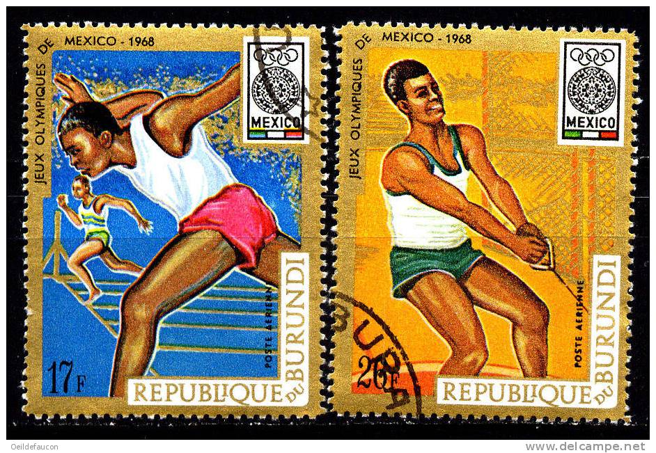 BURUNDI - COB - PA 96 - 97 - Verano 1968: México