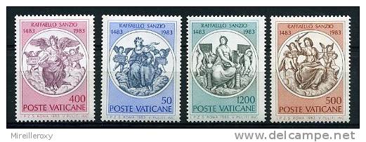 VATICAN / 743-746 / PEINTURE  RAPHAEL SANZIO - Neufs