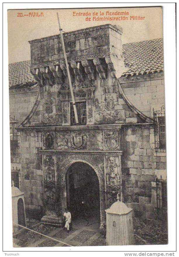 C3586 - AVILA - Entrada De La Academia De Administracion Militar - Ávila