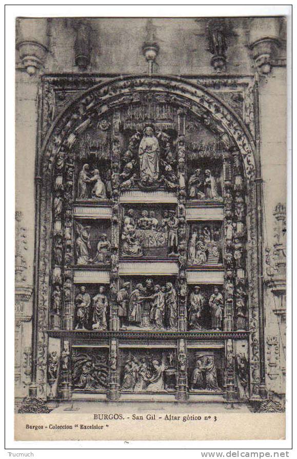 C3539 - BURGOS - San Gil - Altar Gotico N°3 - Burgos