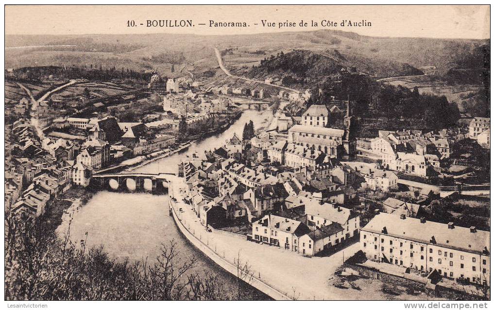 BOUILLON PONT DE LIEGE PRIS DE LA COTE D'AUCLIN N°10 - Bouillon