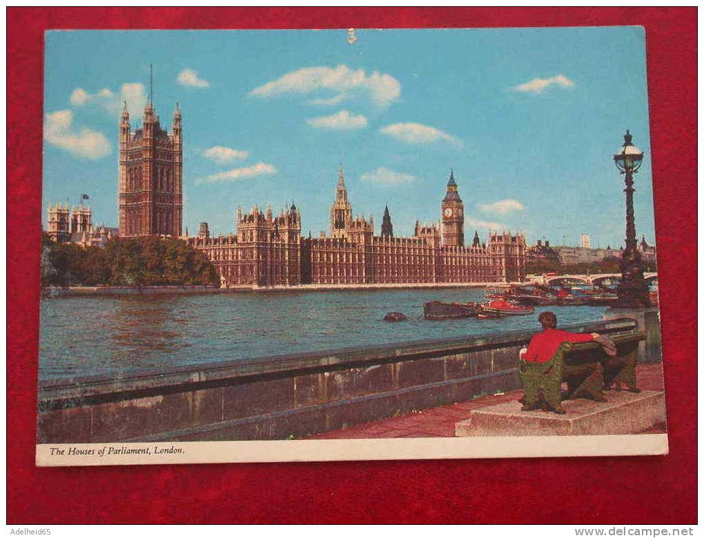 The Houses Of Parliament, London, Londen, 1977, The Tames - Houses Of Parliament