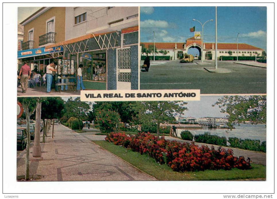 Portugal Cor 1133 – Algarve – Vila Real De Santo António – Vistas Carros Cars - Vila Real