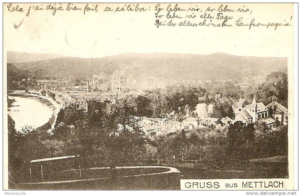 Gruss Aus Mettlach 1909 - Sonstige & Ohne Zuordnung