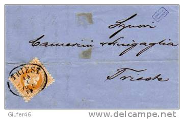 Piego Viaggiato Con Francobolli N. 32 / I  Del 1867 - Covers & Documents