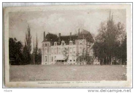 Cpa 01 CHATILLON SUR CHALARONNE Chateau De Chassagne - Châtillon-sur-Chalaronne