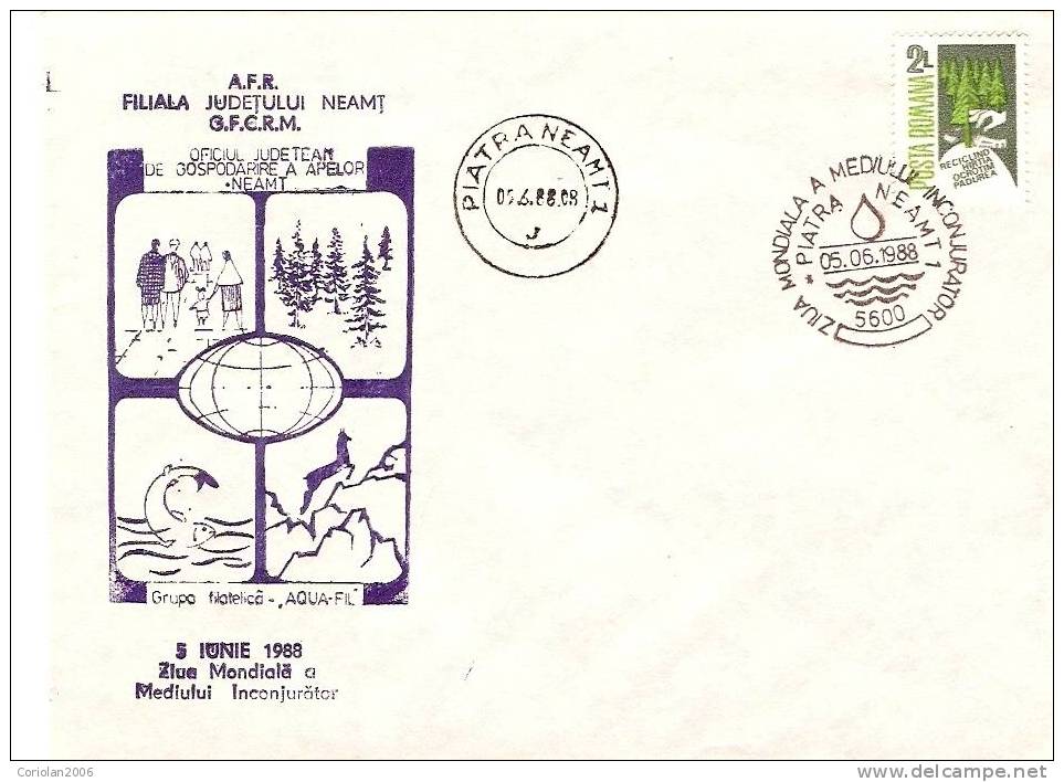 Romania /special Cover With Special Cancellation / World Day For Protection Environment - Nature