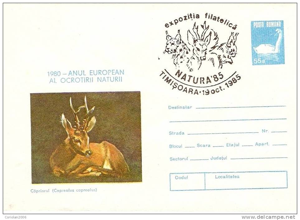 Romania /postal Stationery With Special Cancellation / Natura '85 - Nature