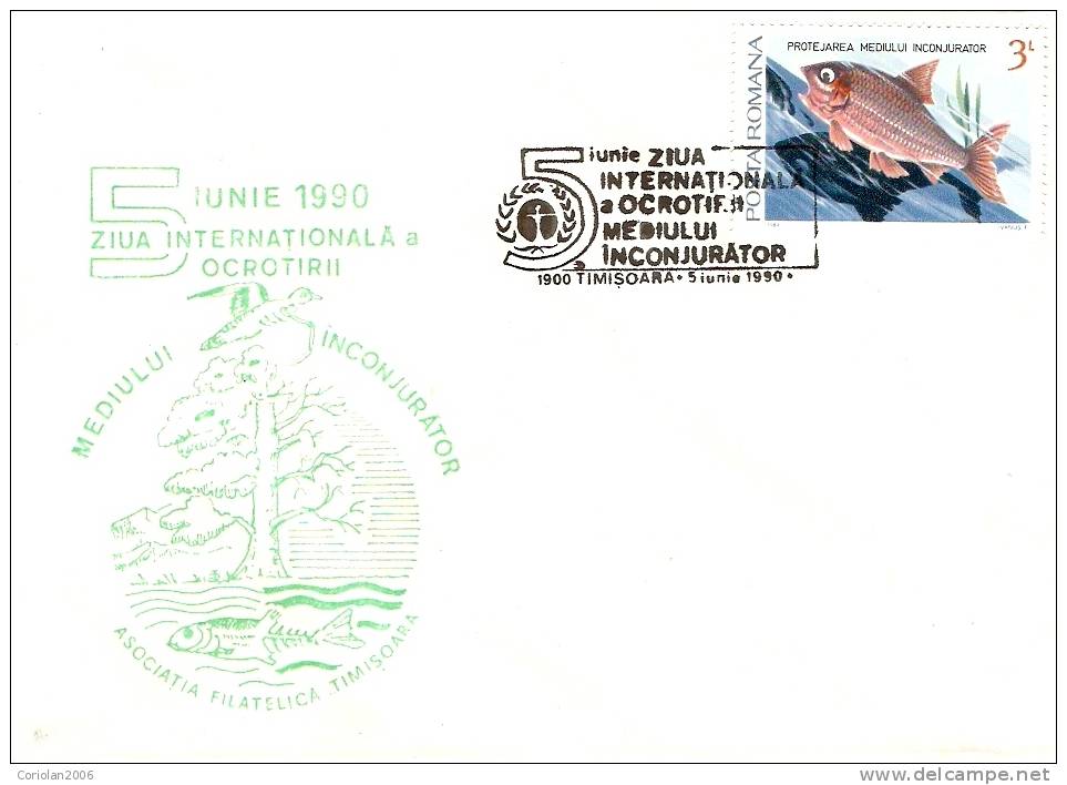 Romania /  Cover With Special Cancellation /world Day For Protection Environment - Nature