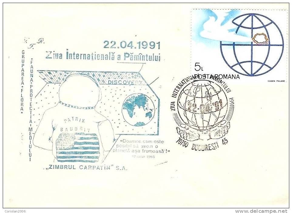 Romania /  Cover With Special Cancellation /world Day For Earth - Naturaleza