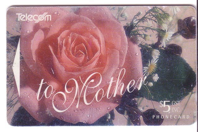 TO MOTHER ( New Zealand ) *** Rose - Rosa * Flower ( Flowers ) - Fleur ( Fleurs ) - Flora ( Flore ) * DAMAGED - See Scan - New Zealand