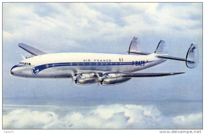 AVIATION - Lockheed Constellation - Air France - 1946-....: Modern Tijdperk