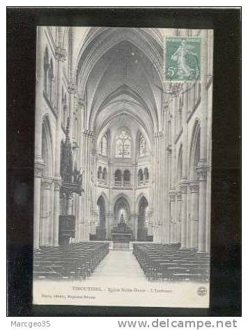 24287  Vimoutiers église Notre Dame L'interieur édit.marin  Belle Carte - Vimoutiers