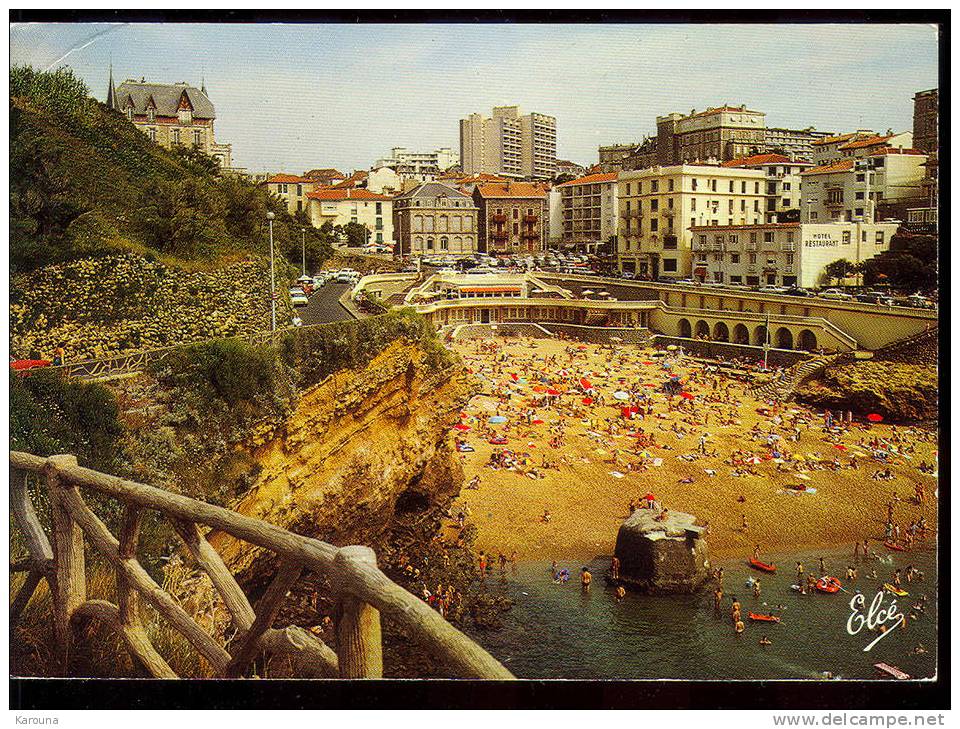 64 - BIARRITZ - La Plage Du Port Vieux - Animée - 1978 - Biarritz