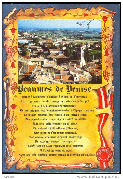 84 - BEAUMES DE VENISE - 1981 - Beaumes De Venise