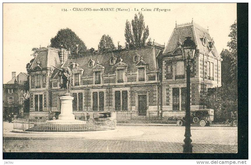 CHALONS SUR MARNE CAISSE D'EPARGNE REF 4839 - Bancos