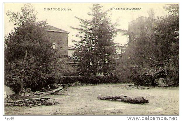 D32 - MIRANDE -  Chateau D'ASTARAC - Mirande
