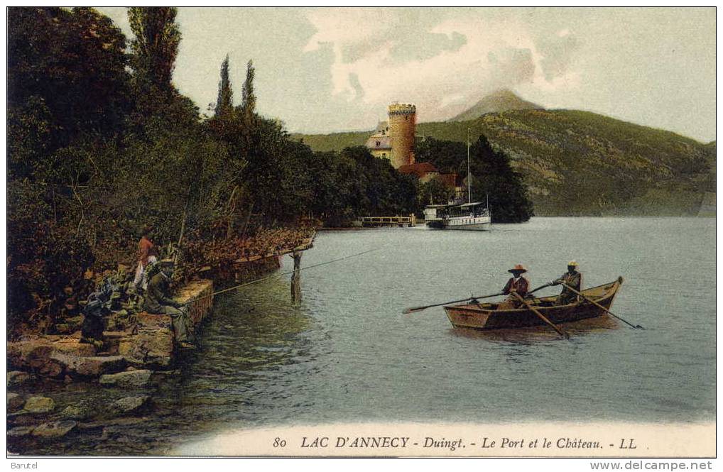 DUINGT - Le Port Et Le Château - Duingt