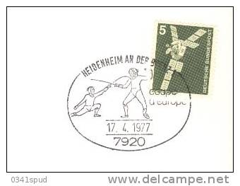 1977 Allemagne Heidenheim  Escrime  Fencing  Scherma  Coupe Europe - Fencing