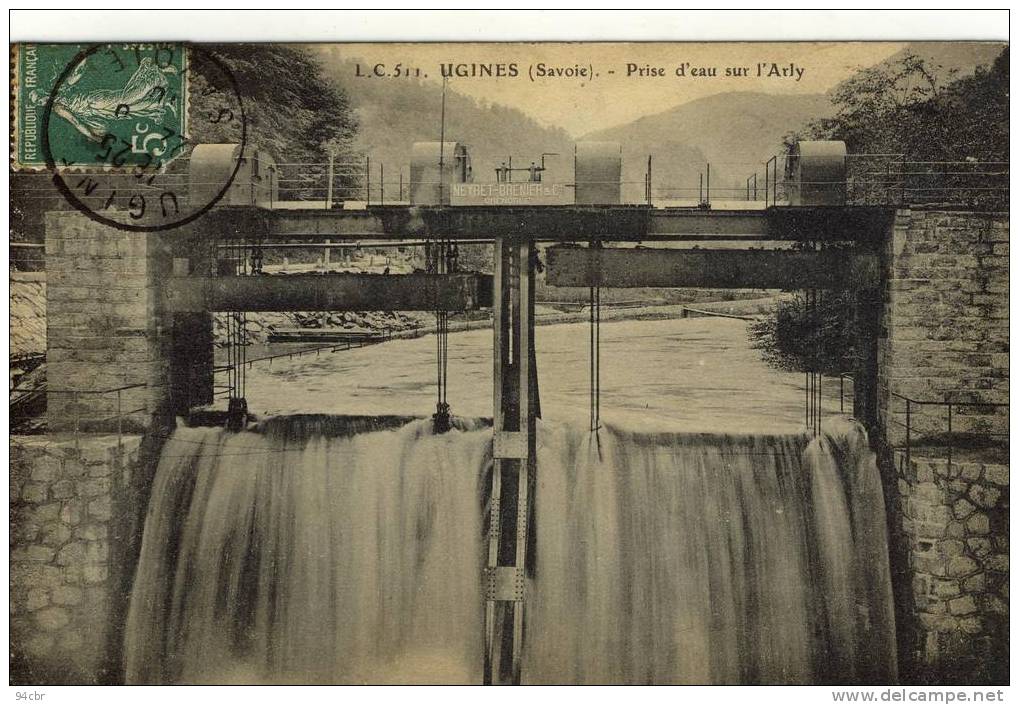 CPA (73) UGINES  Prise D Eau Sur L Arly - Ugine