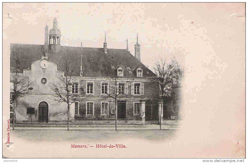 MAMERS (72600) - CPA - Hôtel-de-Ville - HOTEL De VILLE - Mairie - Mamers