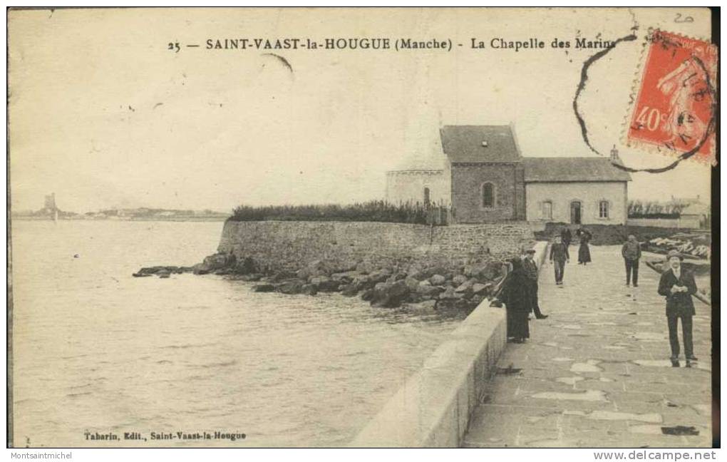 Saint-Vaast-la-Hougue Manche 50. La Chapelle Des Marins. - Saint Vaast La Hougue