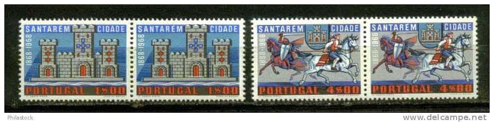 PORTUGAL N° 1089 A 1092 ** Paires - Neufs