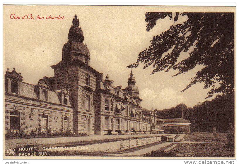 HOUYET CHATEAU D´ARDENNE PUB CHOCOLAT COTE D'OR - Houyet