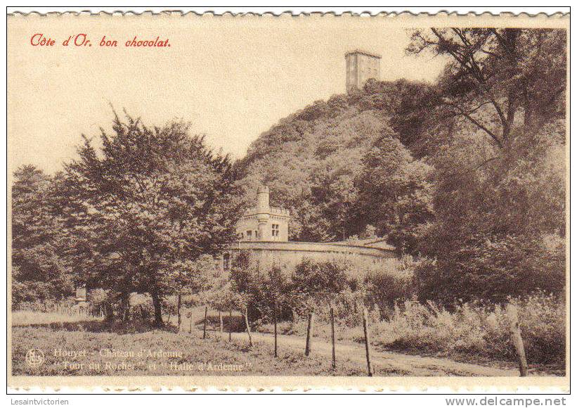 HOUYET CHATEAU D´ARDENNE PUB CHOCOLAT COTE D´OR  LA TOUR - Houyet