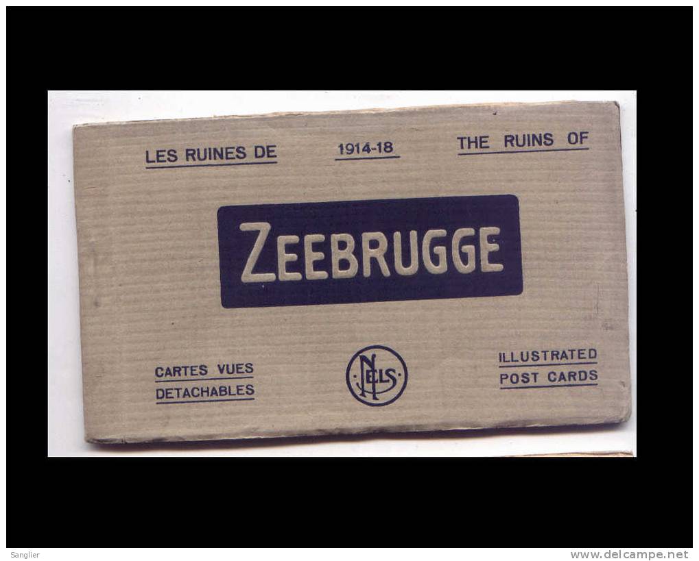 ZEEBRUGGE - LES RUINES DE 1914-18 - CARNET DE 8 CPA - Zeebrugge