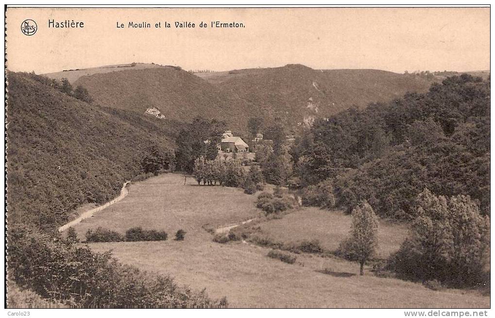 HASTIERE  :  LE  MOULIN  ET  LA  VALLEE  DE  L' ERMETON - Hastiere