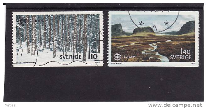 Suede Yv.no.970/1 Obliteres,serie Complete - Used Stamps