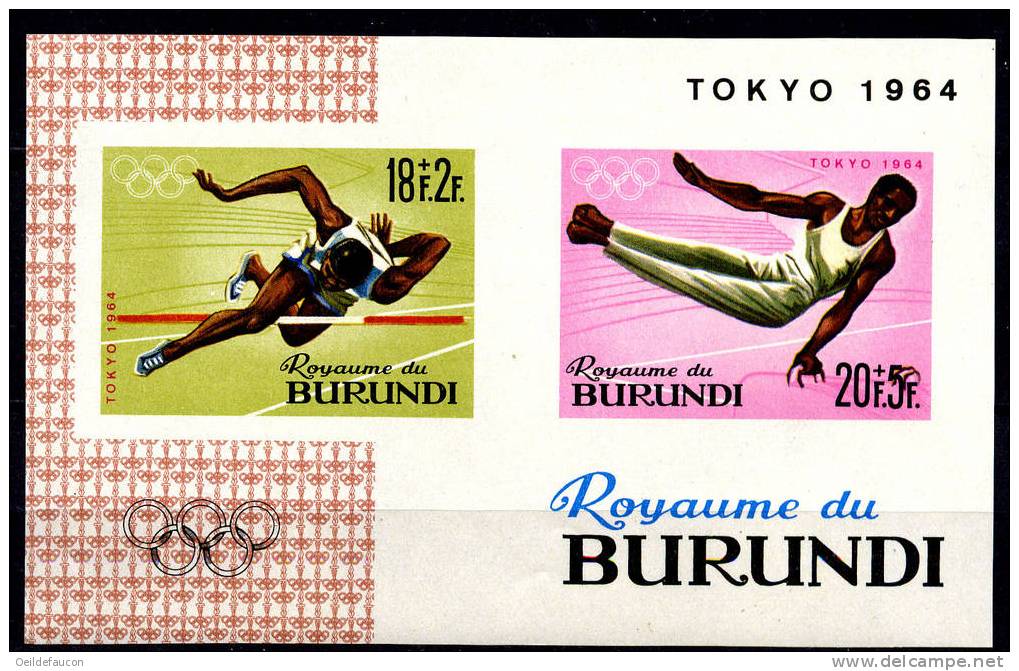BURUNDI - COB - B.F. 5A** - Cote 4.50 € - Zomer 1964: Tokyo
