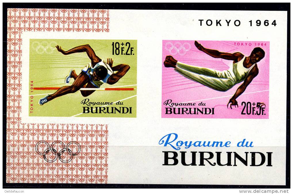 BURUNDI - COB - B.F. 5A** - Cote 4.50 € - Zomer 1964: Tokyo