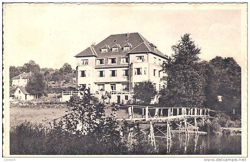 CHINY - FLORENVILLE  :  HOTEL   " AUX COMTES DE CHINY "  - BAINS , PECHE , CANOTAGE - Chiny